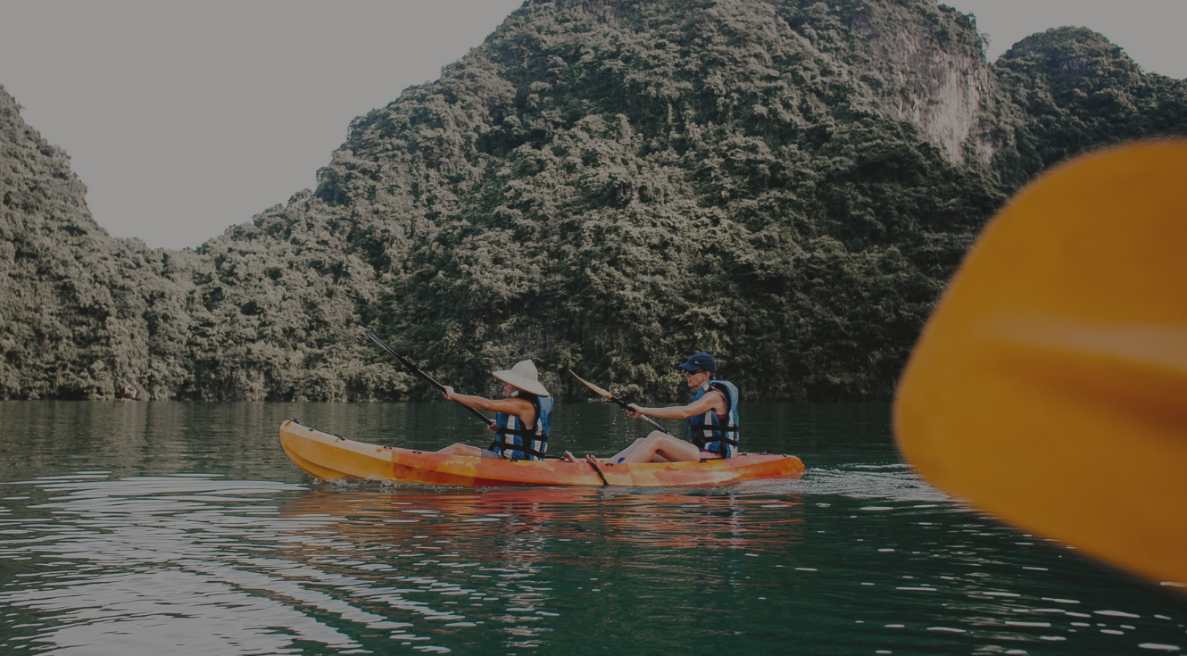 People Kayaking